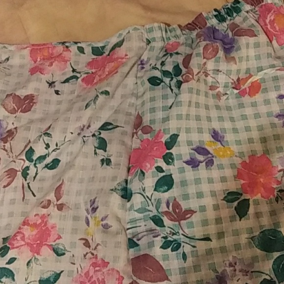 Colesce Couture Lounge Skort Shorts Floral Medium - Picture 6 of 7
